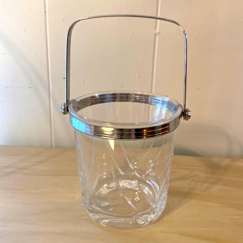 Vintage Crystal J. G. Durand Taille Cut Ice Bucket